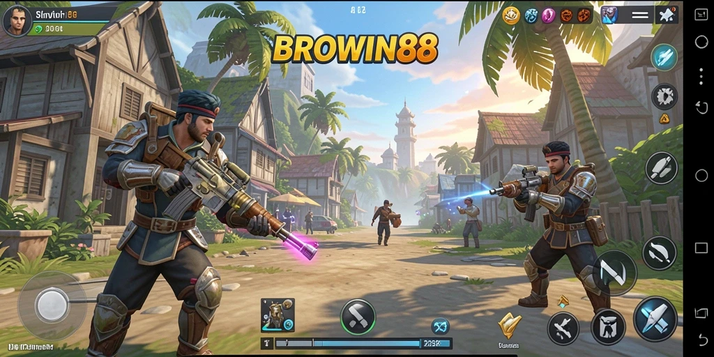 Screenshot BROWIN88 menunjukkan gameplay simulasi yang menarik dan interaktif.