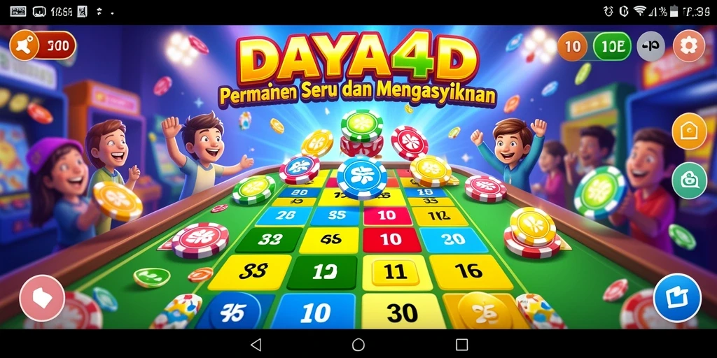 Tampilan gameplay seru DAYA4D dengan berbagai fitur bingo.