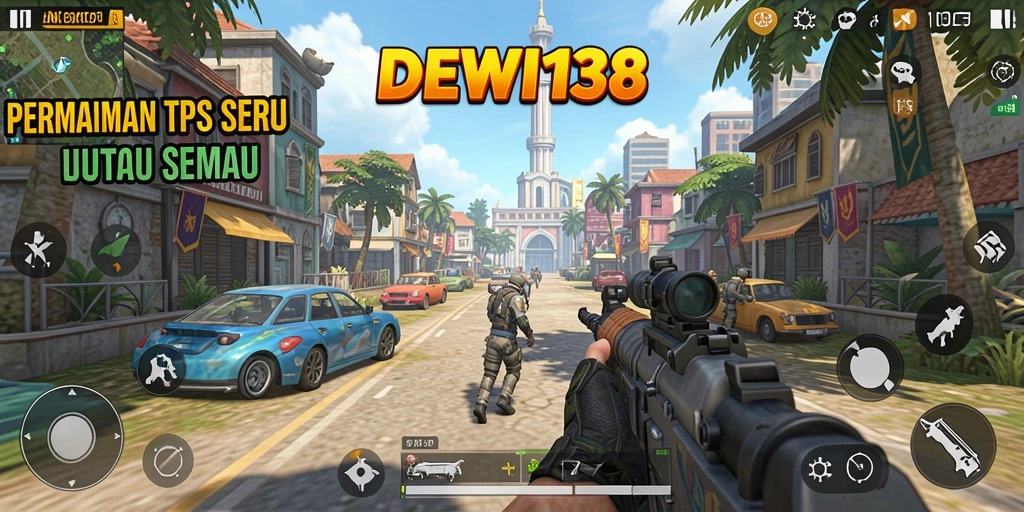 Screenshot DEWI138 menampilkan aksi seru permainan TPS.