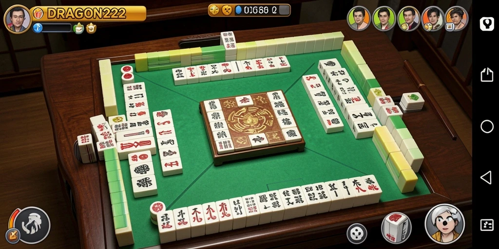 Tampilan menarik permainan Mahjong di DRAGON222