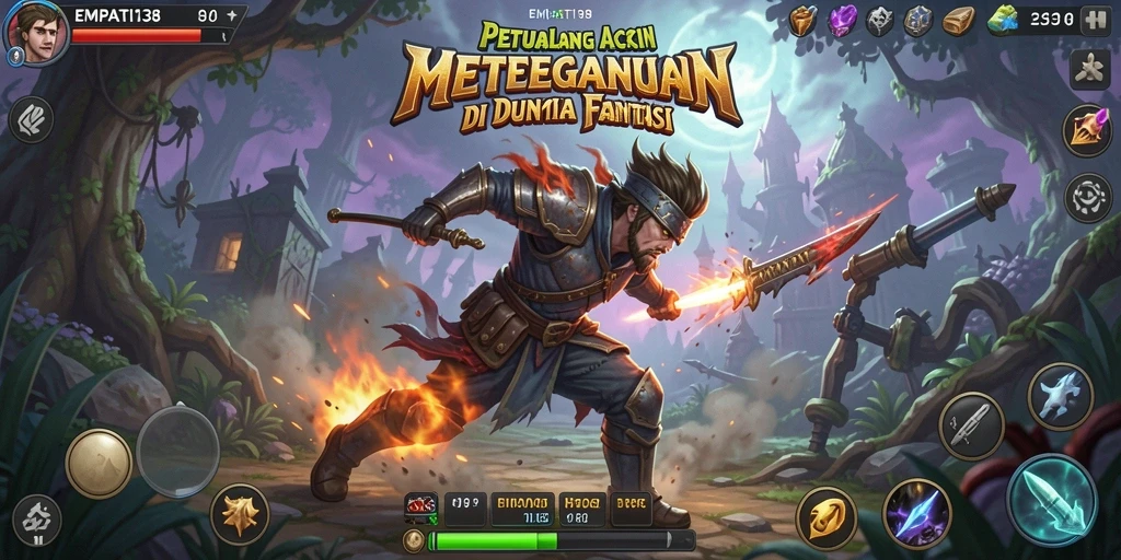 Tangkapan layar dari gameplay menampilkan aksi ARPG yang seru.