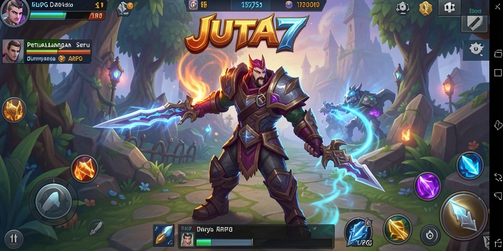 Tampilan gameplay ARPG yang mengasyikkan dan mendebarkan.