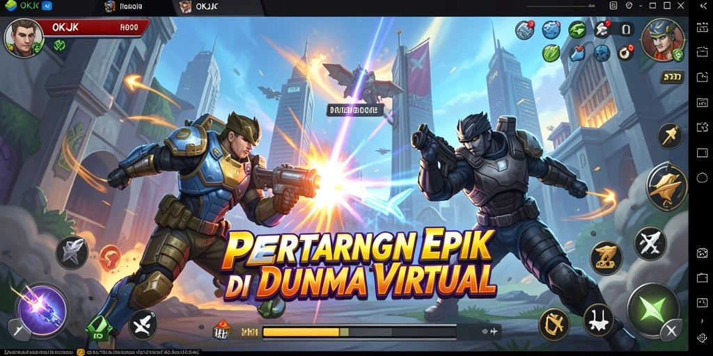 Gameplay seru dengan pertarungan mendebarkan di OKJK.