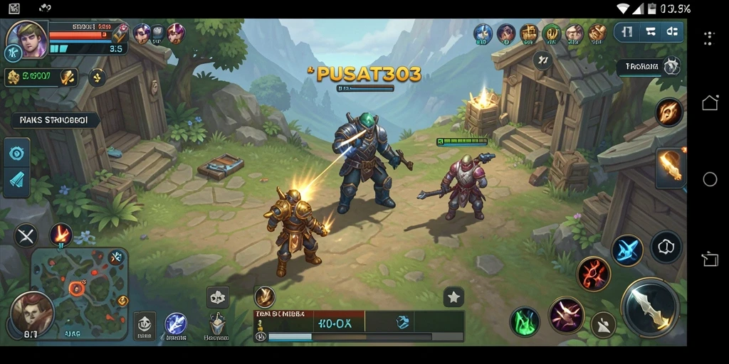 Tampilan gameplay PUSAT303 yang seru dan mendebarkan.